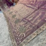 Crush Tissue Partywear Saree