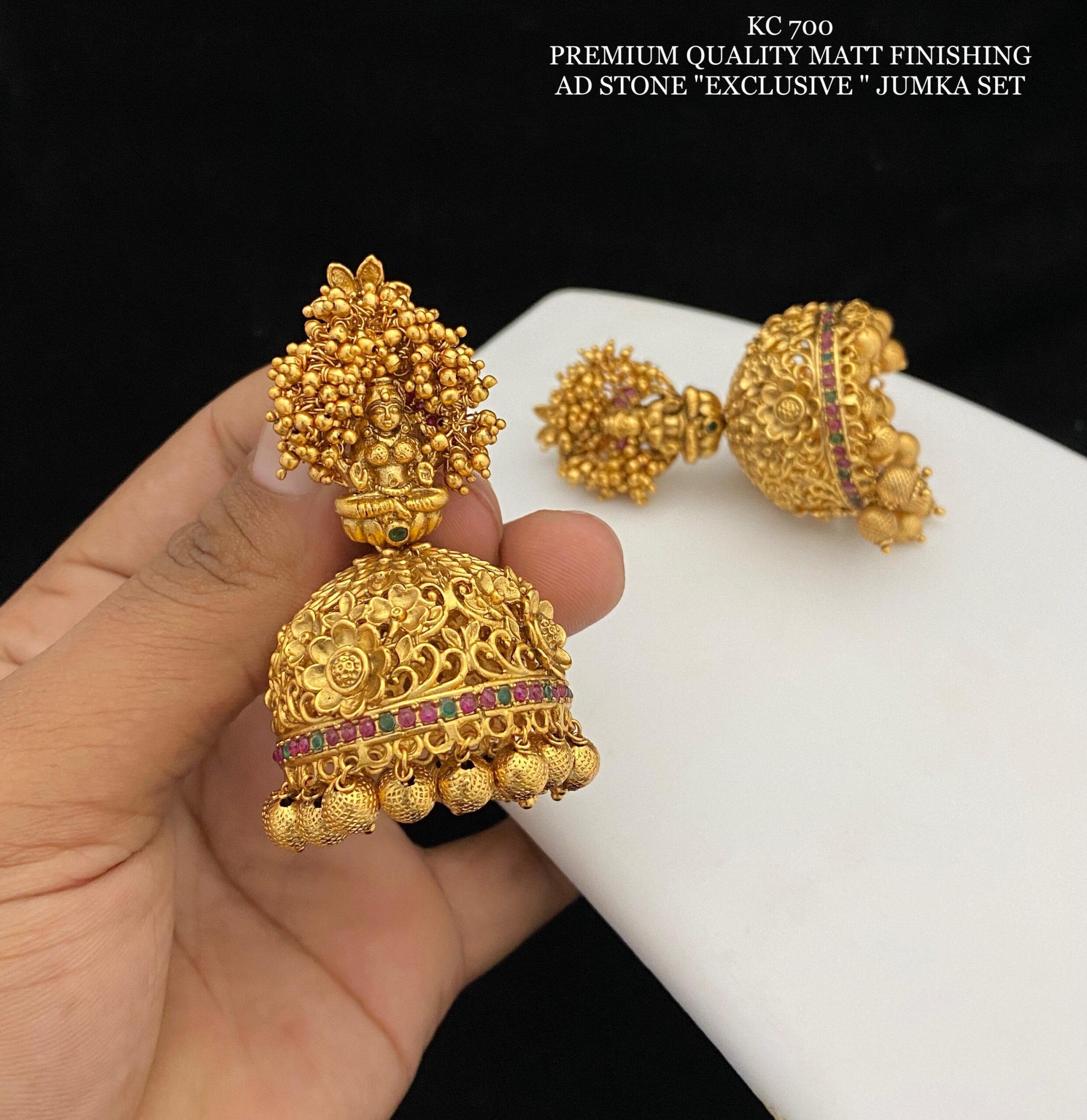 Tradional Goddess Jhumkas