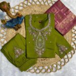 Elegant Straight Kurti Pant Dupatta Set