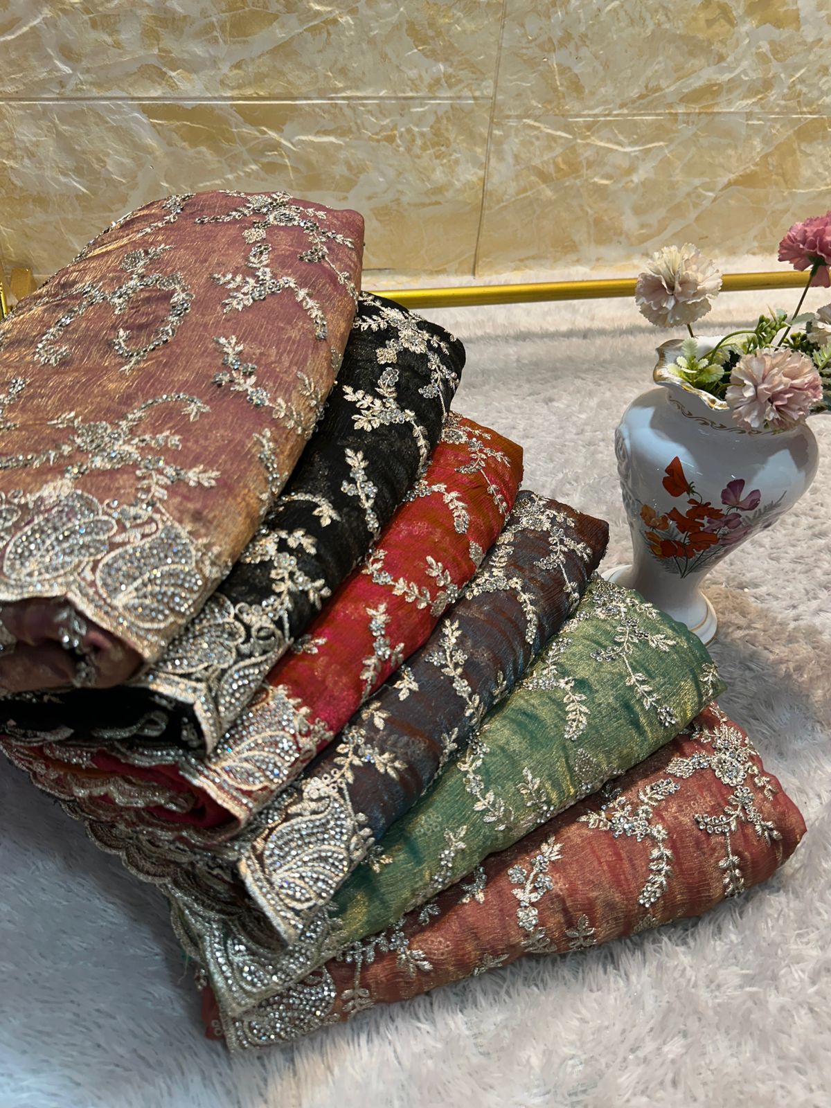 Chiffon Designer Sarees