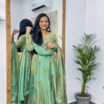 Peacock-Themed Anarkali