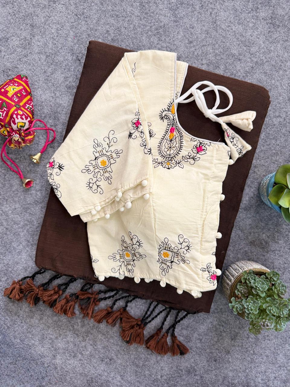 Handloom Khadi Cotton Saree