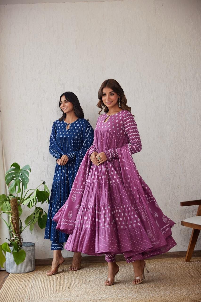 Heavy Flared Partywear Anarkali