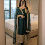 Heavy Sequencework Anarkali Gown