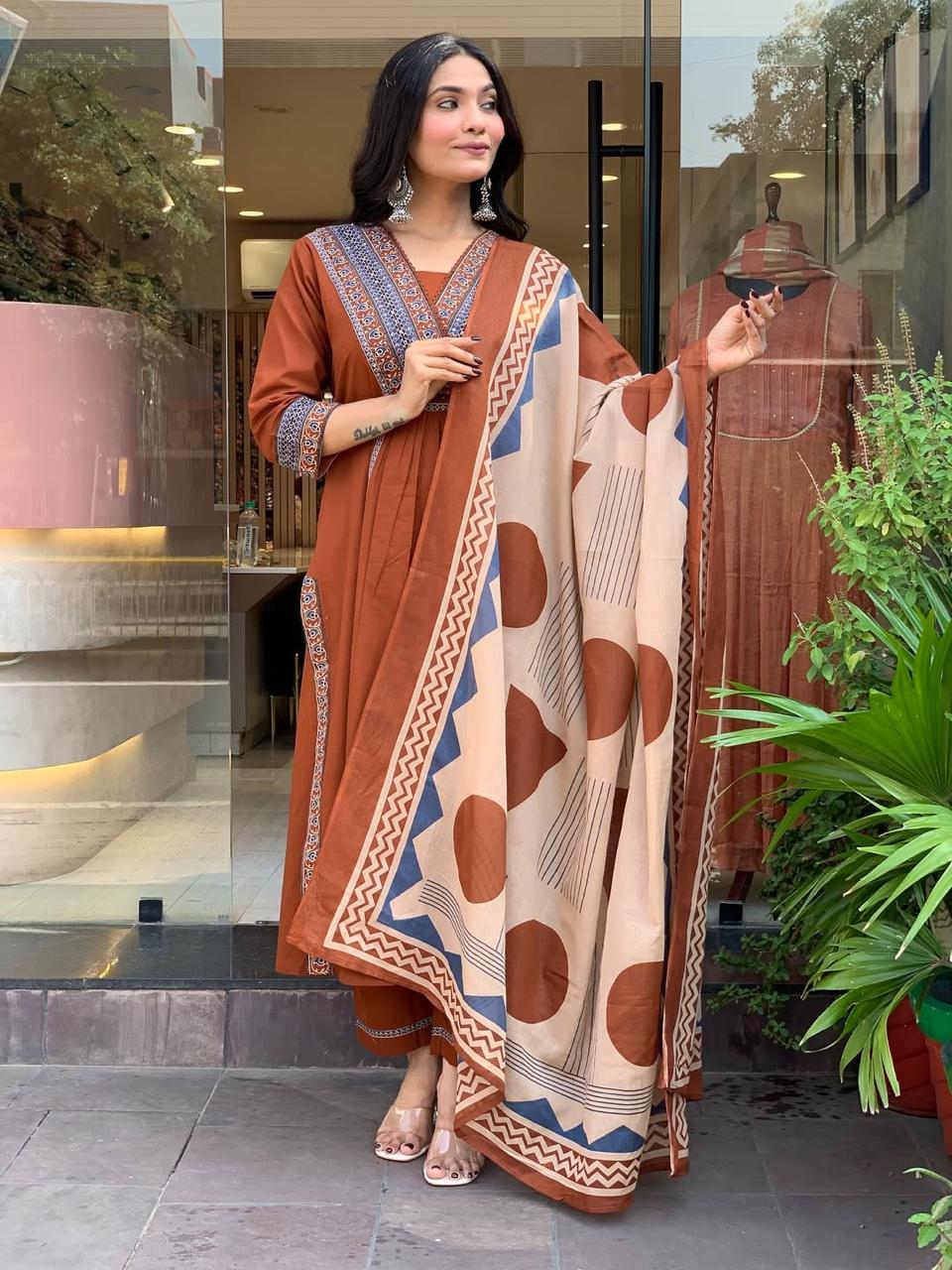 Cotton Kurta-Pant Set